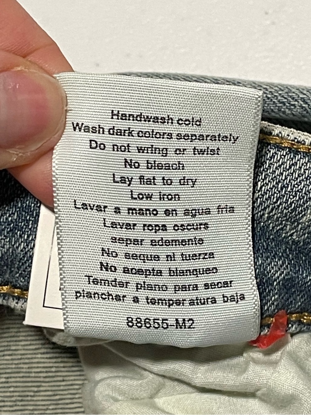 Judy Blue Retro Stretch! Mid Rise Tinted Pin Tack Detail Flare Jeans Sz 15 / 32 - Picture 11 of 16